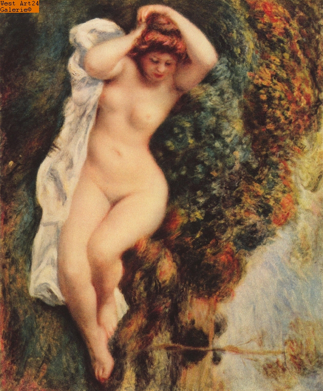 La Boulangère nach Renoir Gemäldeimitation